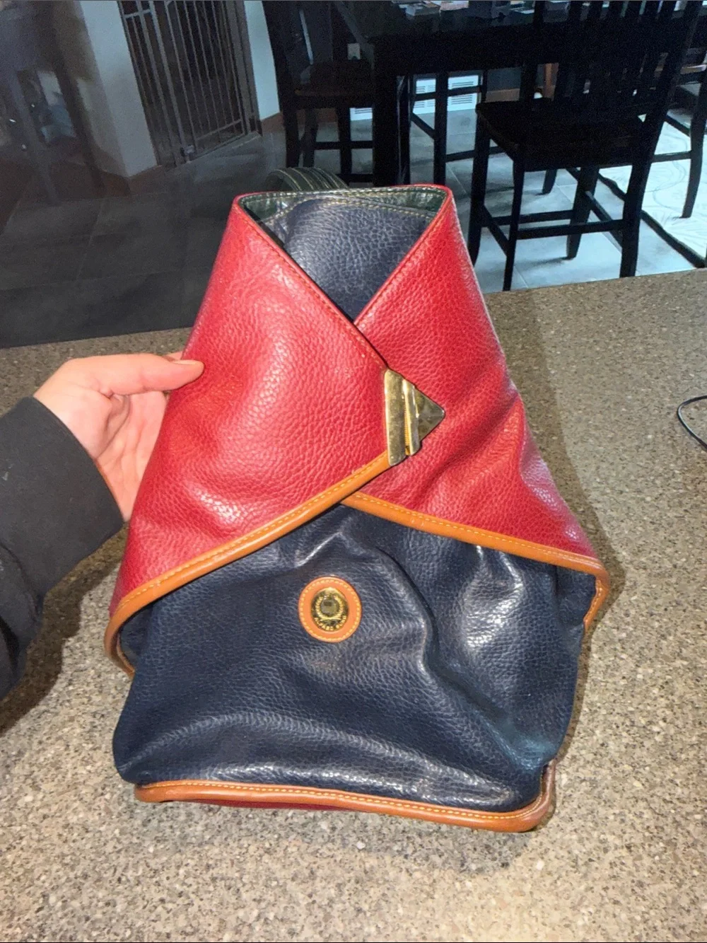 ALFRED SUNG 90s Vintage Crossbody Backpack  Rucksack